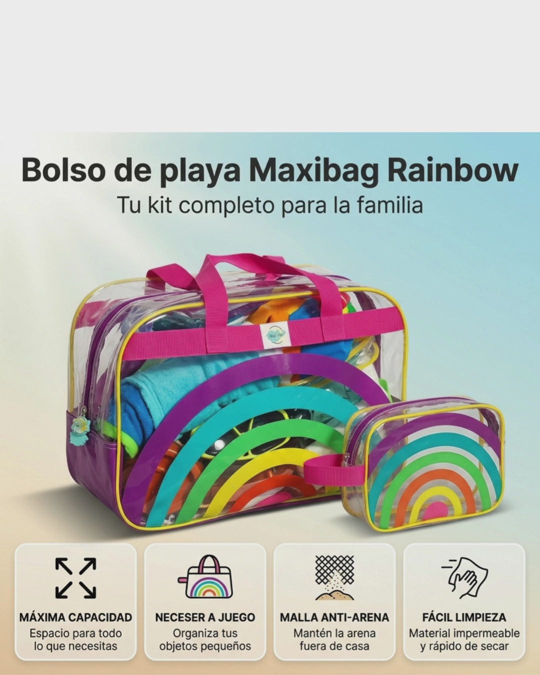 Dos bolsos más dos neceseres